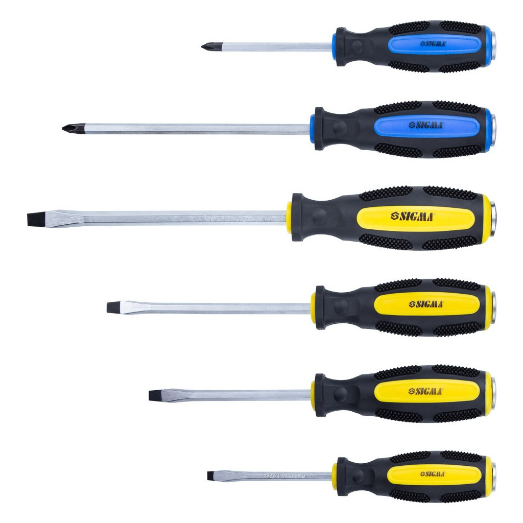 Набір викруток Sigma ударних 6шт CrV (4001111) - зображення 1