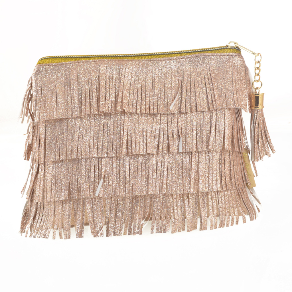 Пенал Yes Косметичка Weekend Charm 1 відділення Золотистий (532716) - зображення 1