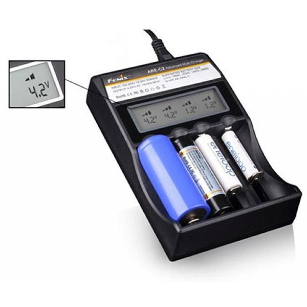 Зарядний пристрій для акумуляторів Fenix Charger ARE-C2 (18650, 16340, 14500, 26650, AA, ААА, С) (ARE-C2) - зображення 4