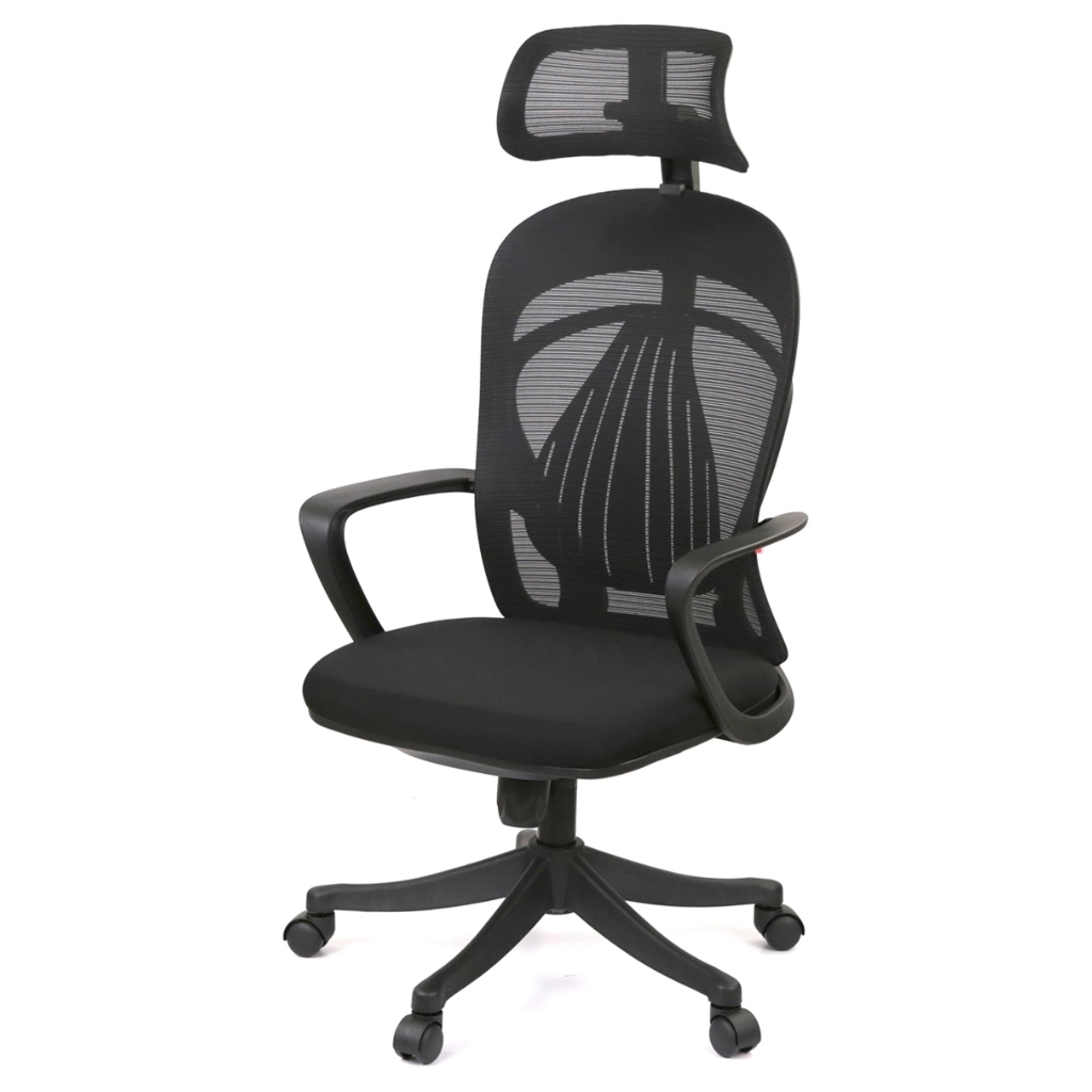 Офісне крісло Аклас Тревізо BL Tilt (UK-809A) Чорний (Чорний) (00136003) - зображення 1