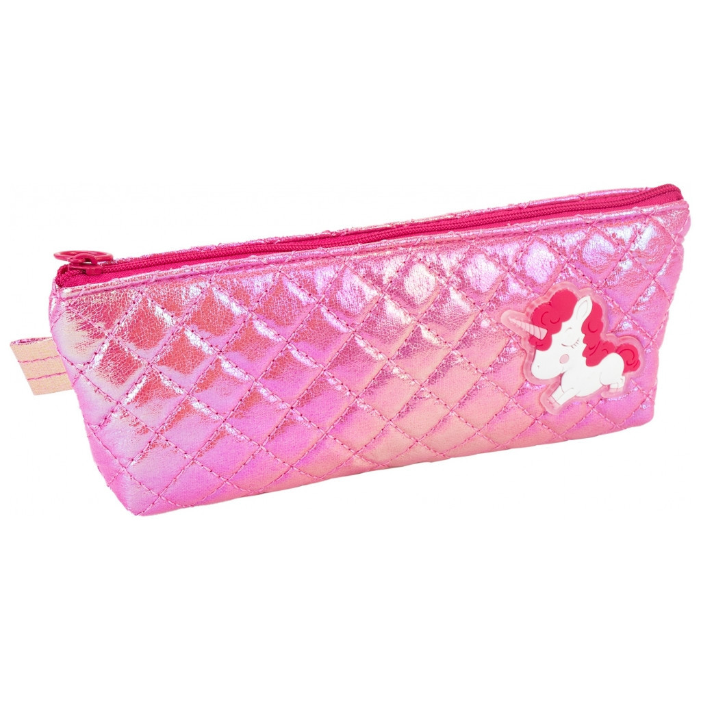 Пенал Cool For School перламутровий 1 відділення рожевий (CF87059) - зображення 1