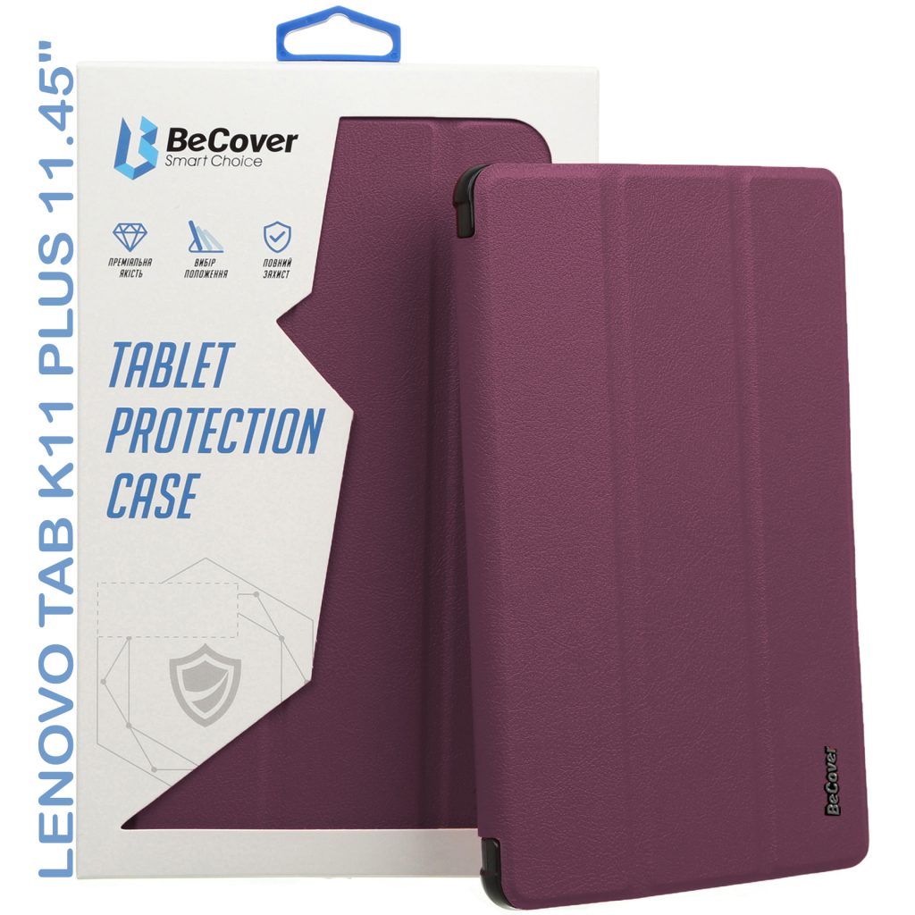 Чохол до планшета BeCover Smart Case Lenovo Tab K11 Plus TB-352F 11.45" Purple (711852) - зображення 5