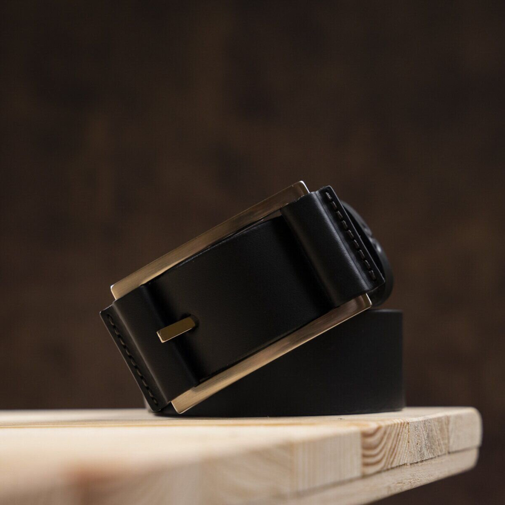 Ремінь Grande Pelle Чорний (00869) - зображення 3