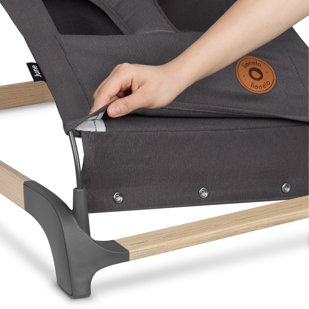 Крісло-гойдалка Lionelo шезлонг June grey stone (LO-JUNE GREY STONE) - зображення 8