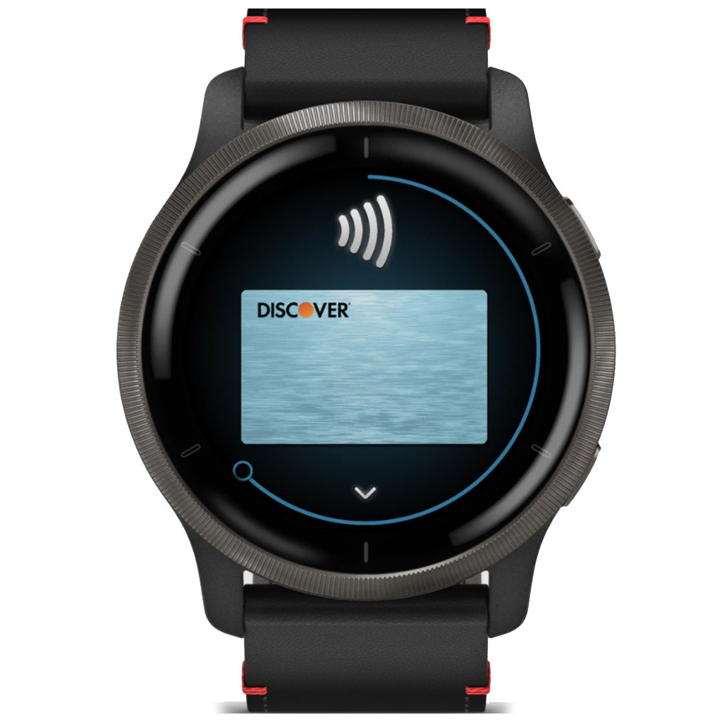 Смарт-годинник Garmin Venu 2, GPS, Wi-Fi, Black + Slate, Leather, GPS (010-02430-21) - зображення 5