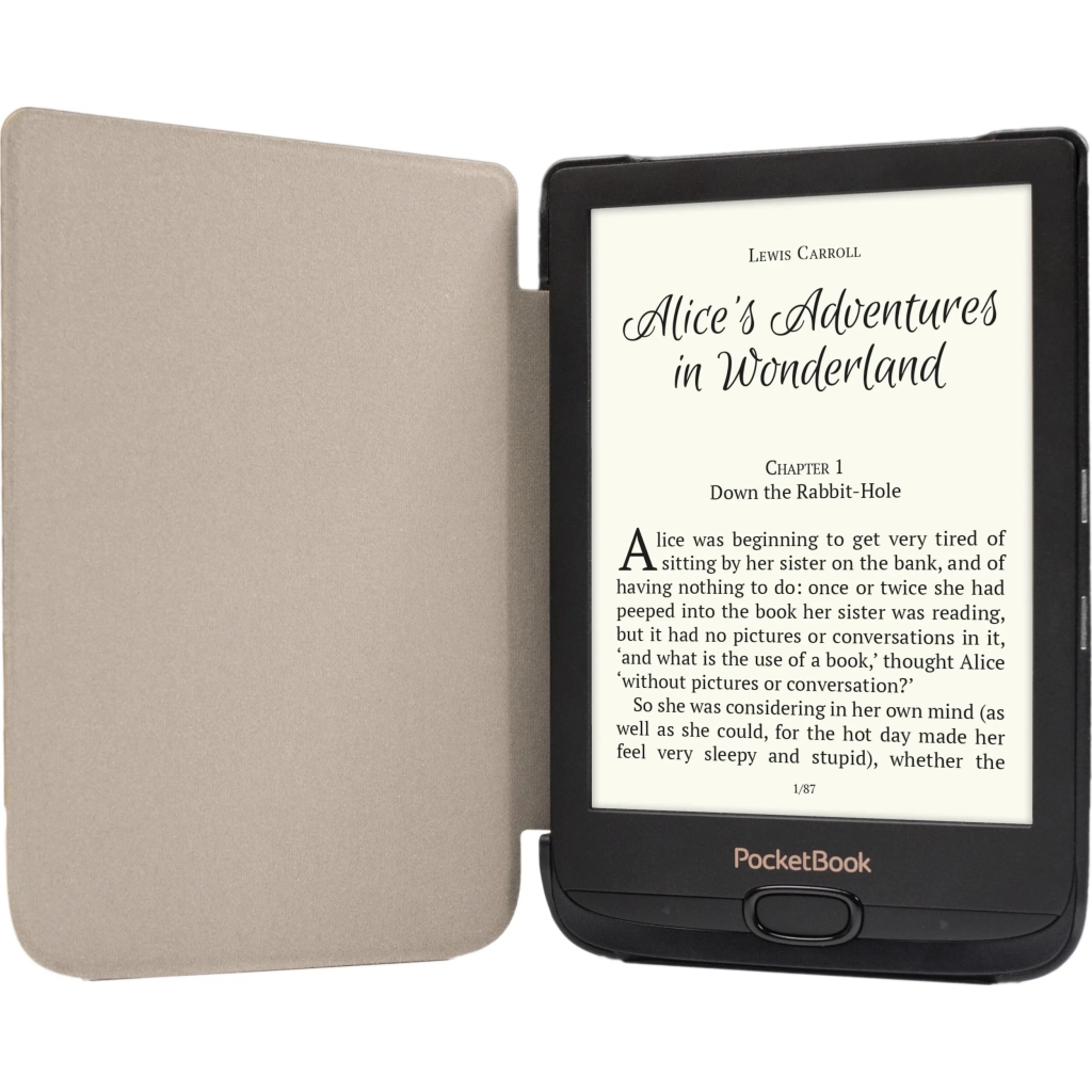 Чохол до електронної книги Pocketbook 6" Shell cover 616/617/627628/632 brown (WPUC-627-S-LB) - зображення 4