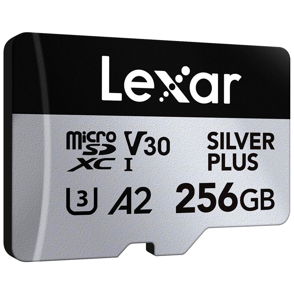 Карта пам'яті Lexar 256GB microSDXC class 10 UHS-I U3 V30 A2 Professional Silver (LMSSIPL256G-BNANG) - изображение 2