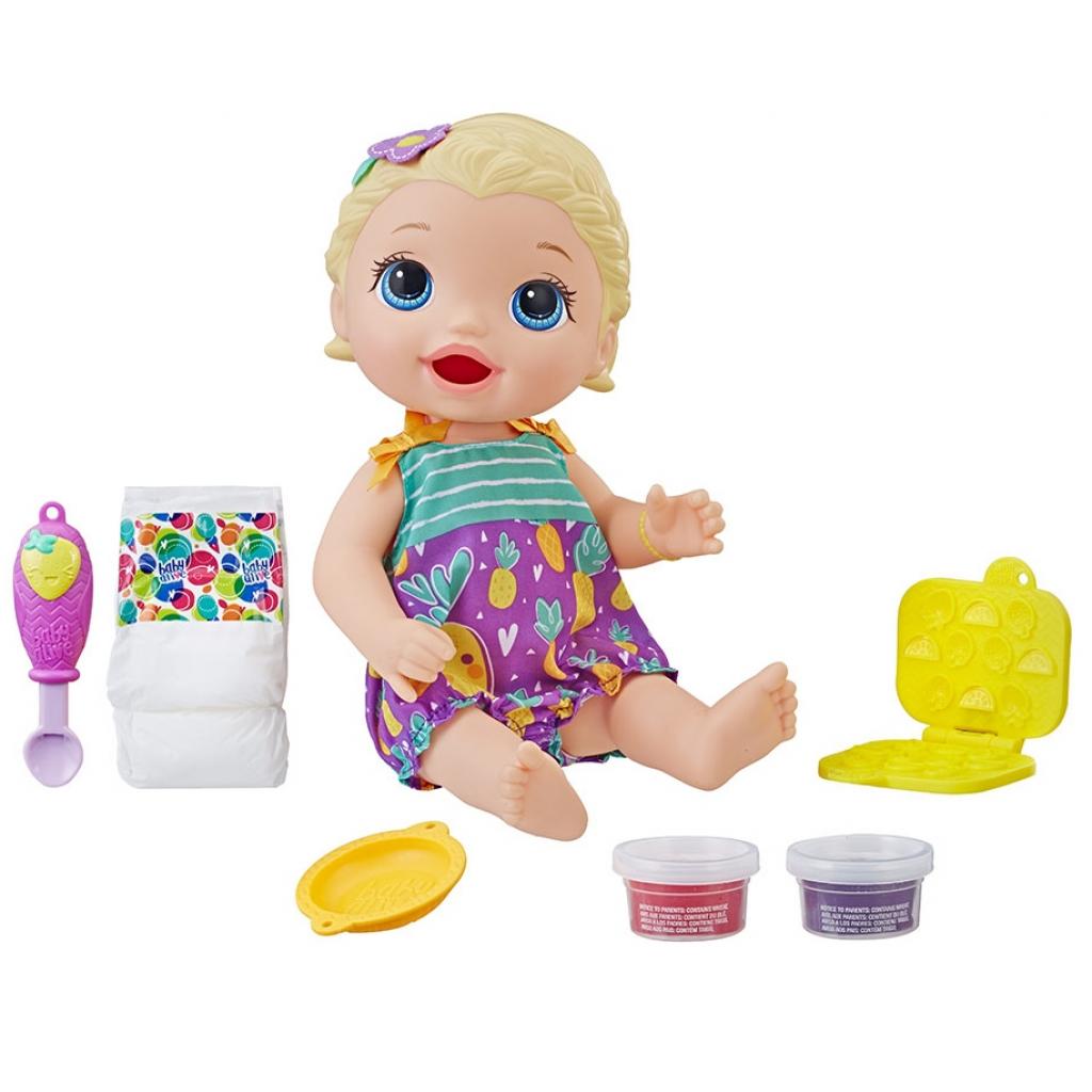 Лялька Hasbro Baby Alive Малятко Блондинка та снеки (E5841) - зображення 2