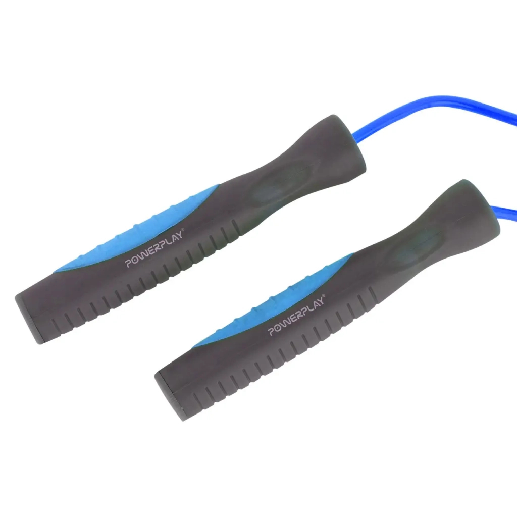 Скакалка PowerPlay 4204 Блакитна (PP_4204_Blue) - изображение 4