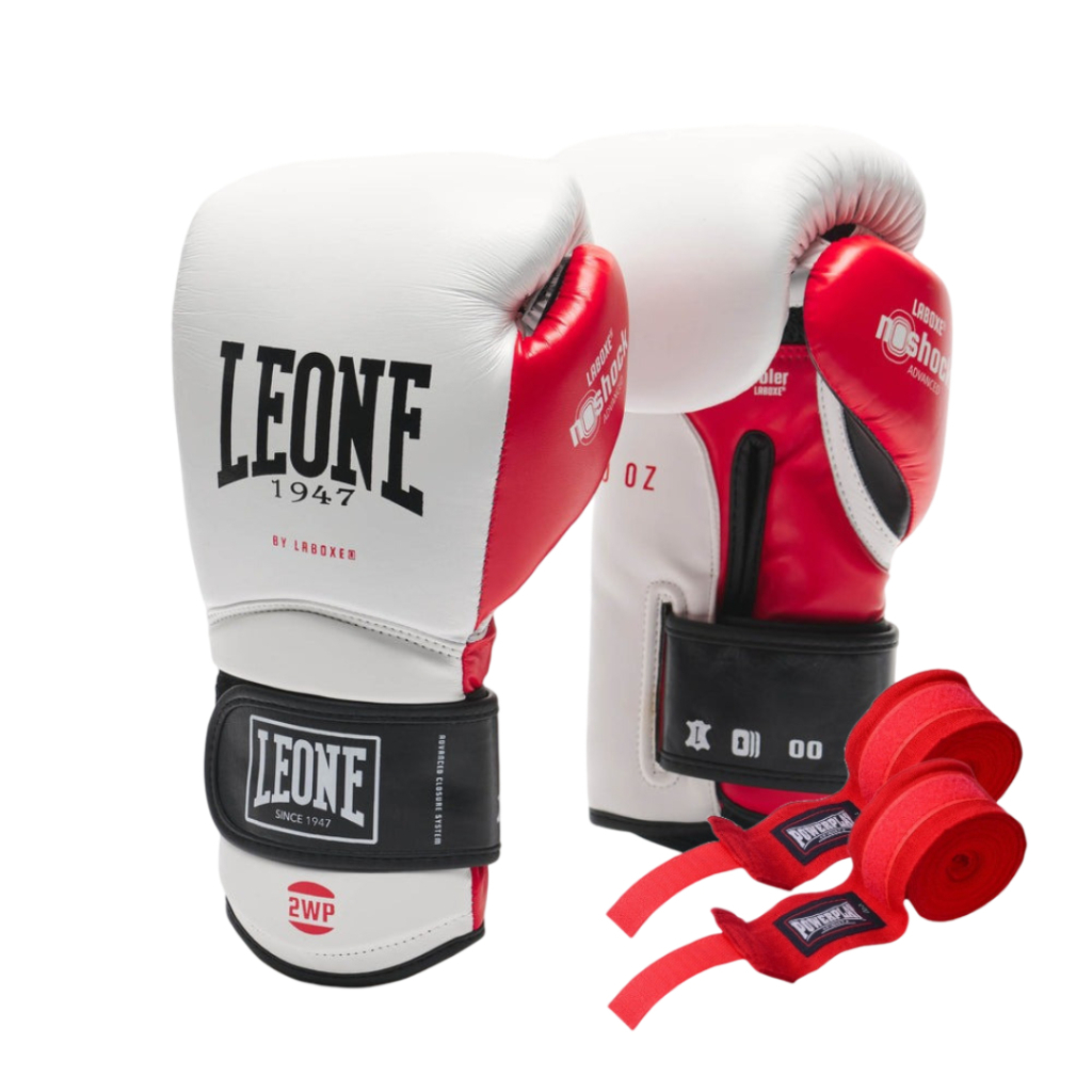 Боксерські рукавички Leone GN113 IL Tecnico N3 White 10 унцій (GN113_White_10oz) - зображення 1
