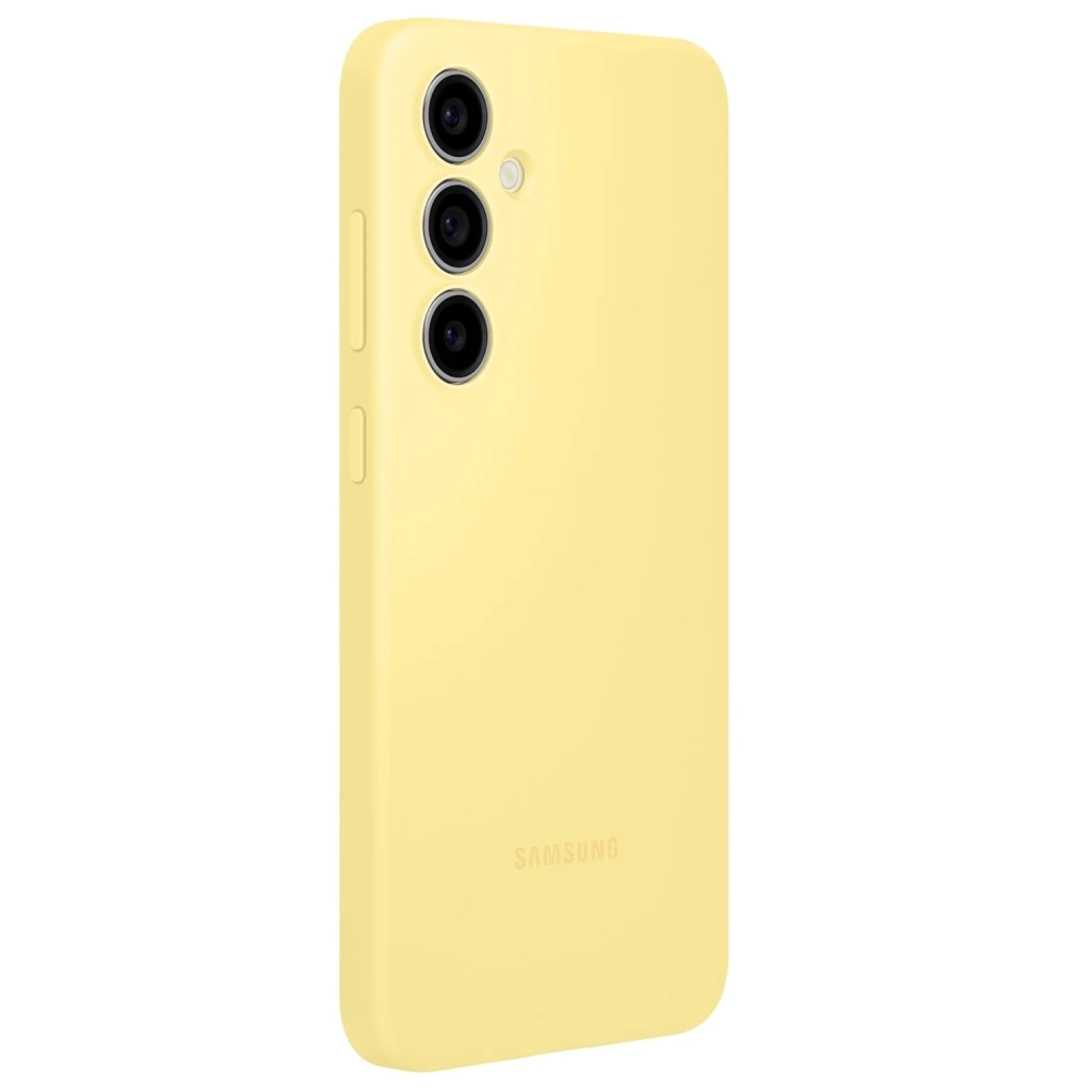Чохол до мобільного телефона Samsung Silicone Case Samsung Galaxy S24 FE Yellow (EF-PS721CYEGWW) - зображення 4