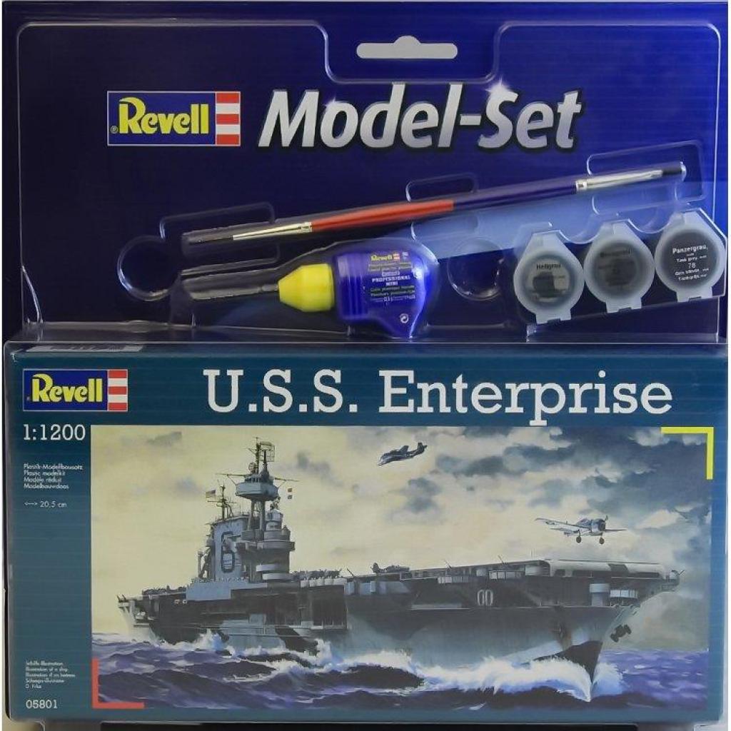 Збірна модель Revell Корабль USS Enterprise 1:1200 (65801) - зображення 1