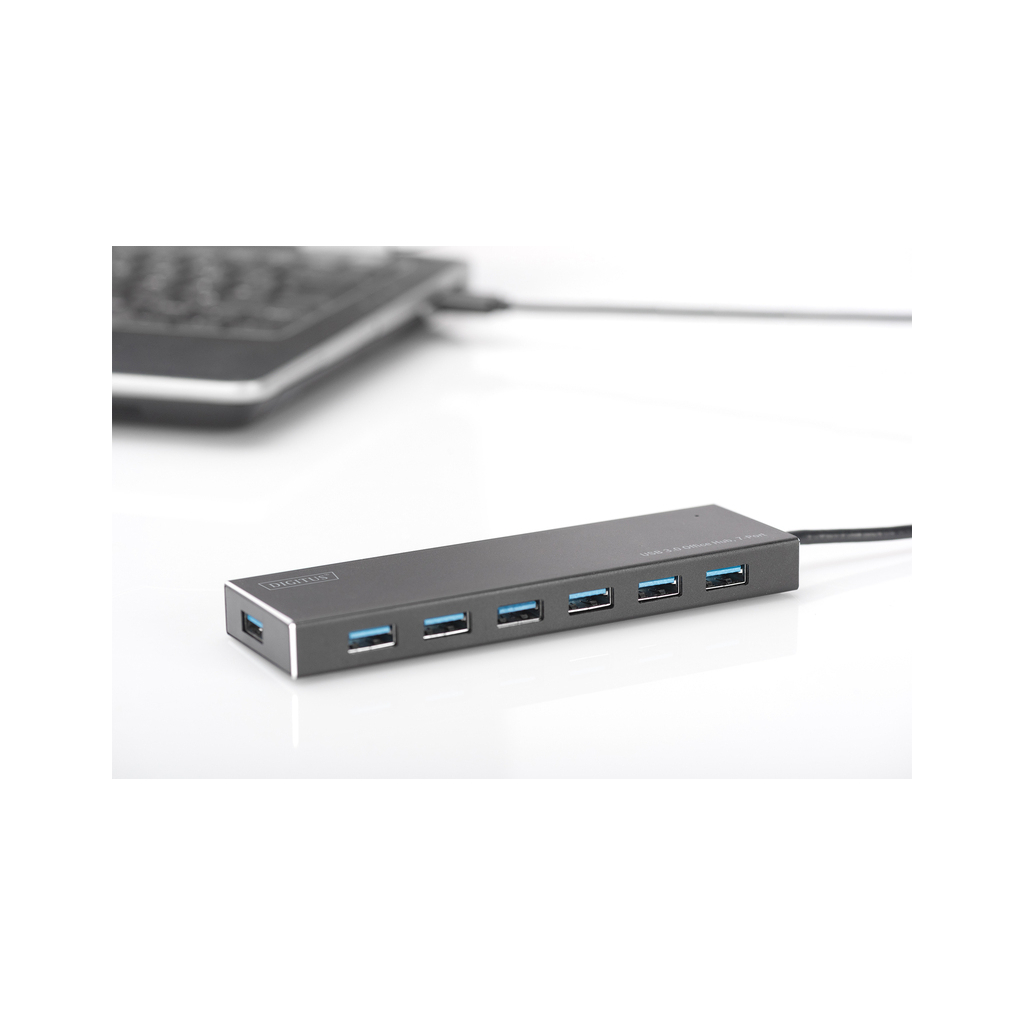 Концентратор Digitus USB 3.0 Hub, 7 Port (DA-70241-1) - зображення 6
