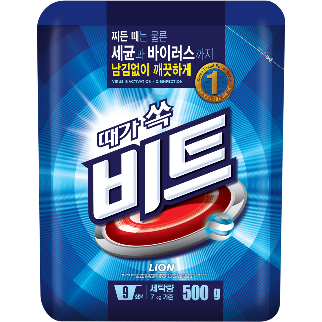Пральний порошок Lion Beat концентрований 500 г (8806325602927) - зображення 1