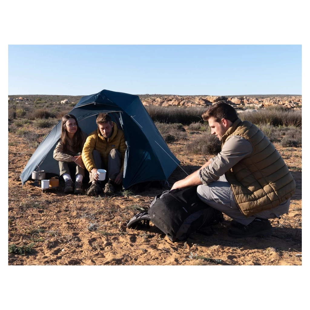 Намет Naturehike надлегкий тримісний з футпринтом Cloud Up 3 UL NH18T030-T-T, 20D, темно-синій (6927595783290) - зображення 9