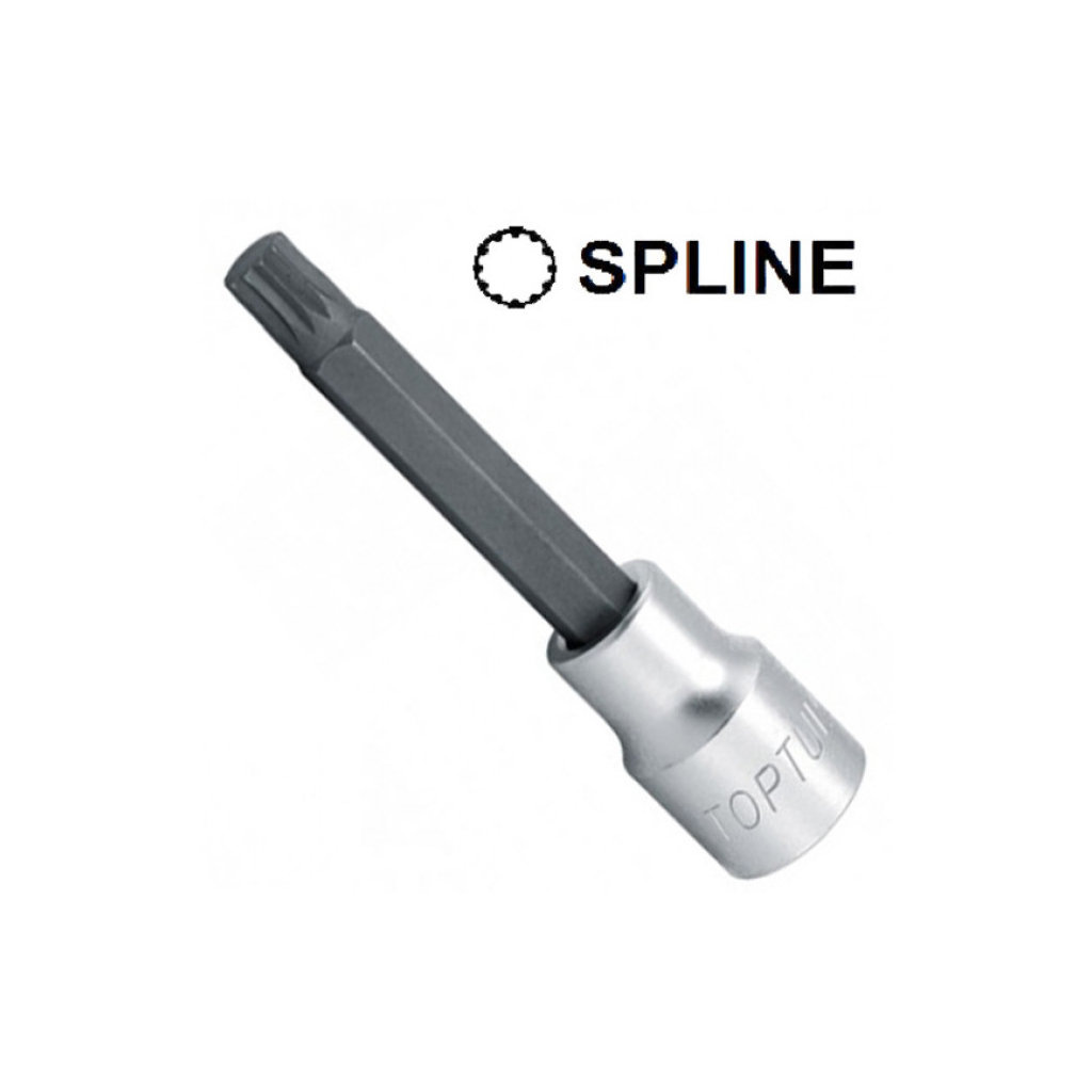 Торцева головка Toptul SPLINE M8 L100мм 1/2" (BCJA1608) - зображення 1