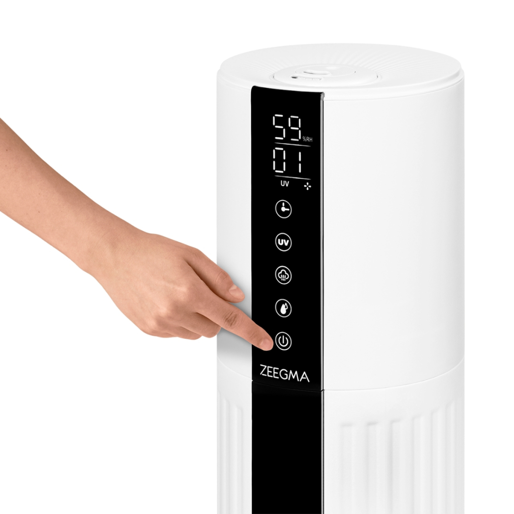 Зволожувач повітря Zeegma ZE- VERS UV GRAND WHITE - зображення 7