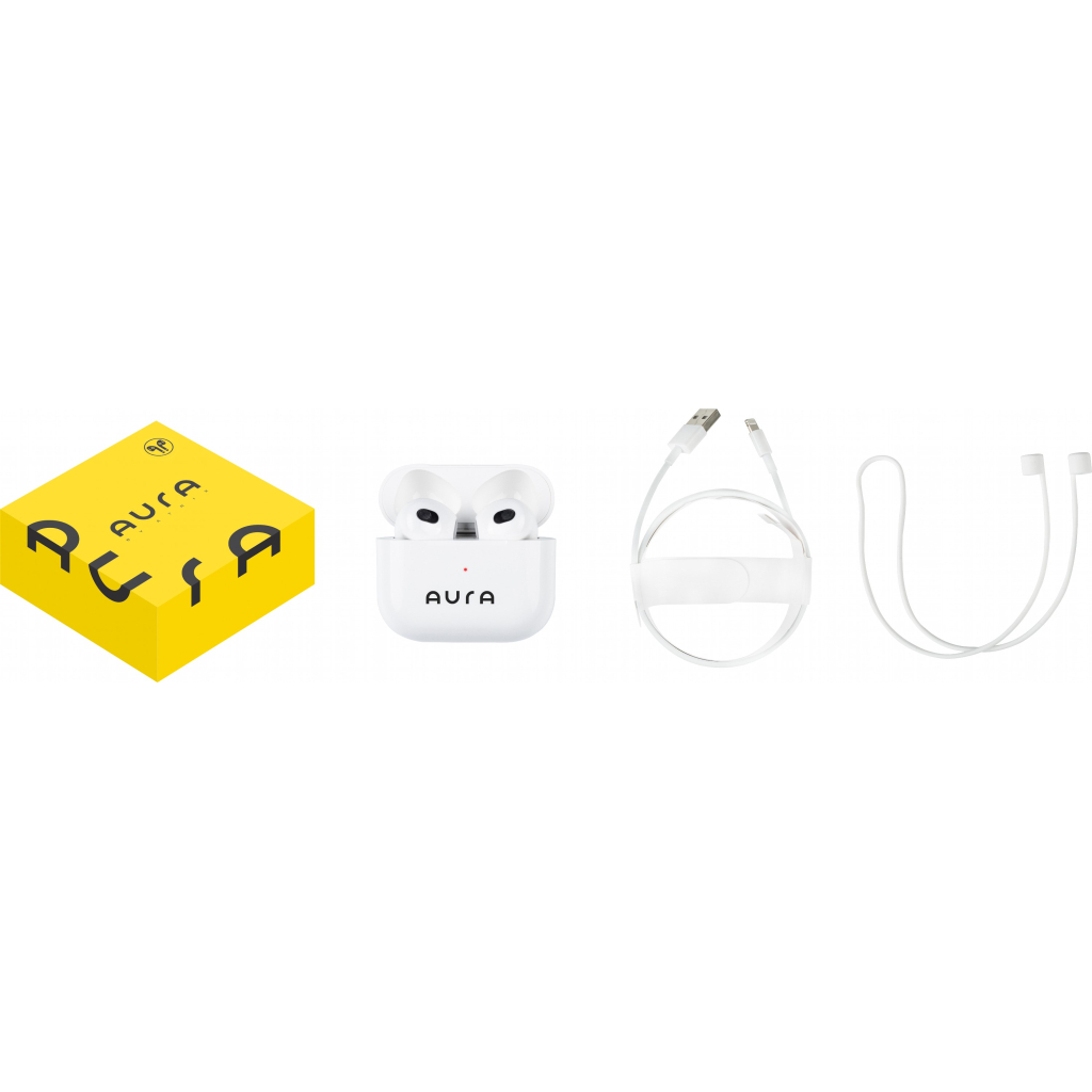Навушники AURA 3 White (TWSA3W) - зображення 6