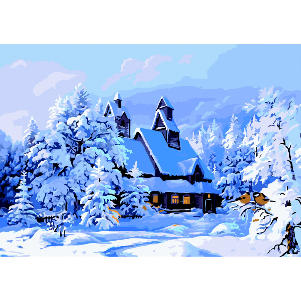 Картина по номерам ZiBi ART Line Зимова казка 40*50 см (ZB.64112) - зображення 1