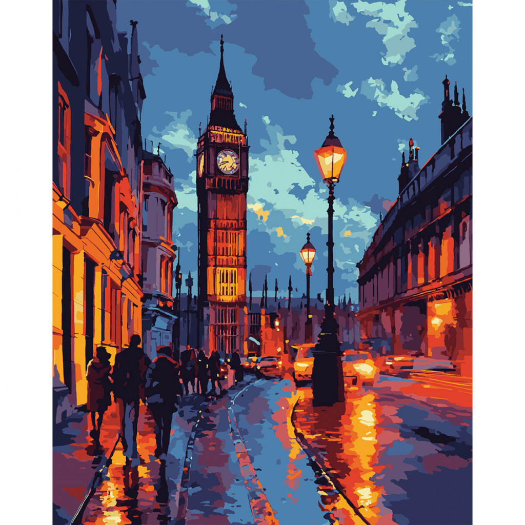 Картина по номерам Santi Біг Бен 40*50 см (954851) - зображення 1