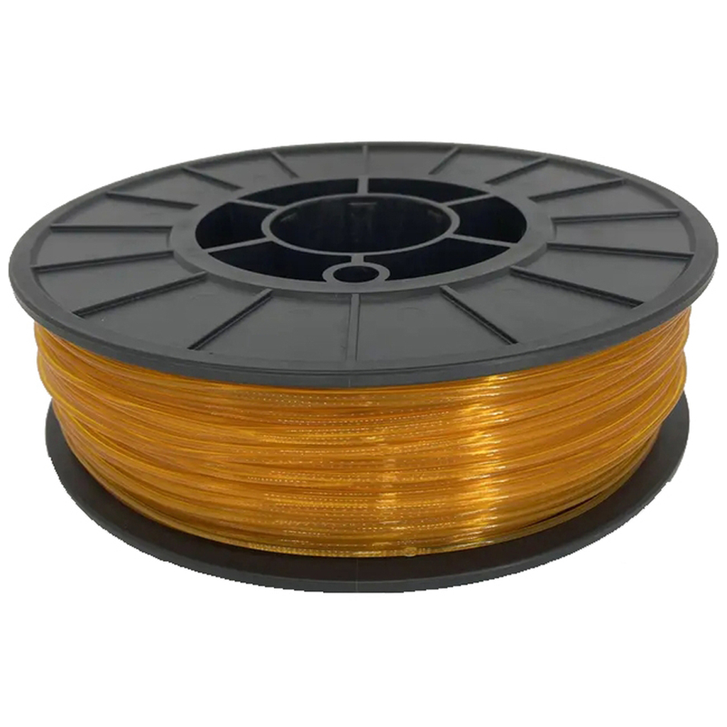 Пластик для 3D-принтера 3Dplast PETG 1.75мм, 0.85кг, transparent orange (3DPTG17508CNG) - зображення 2