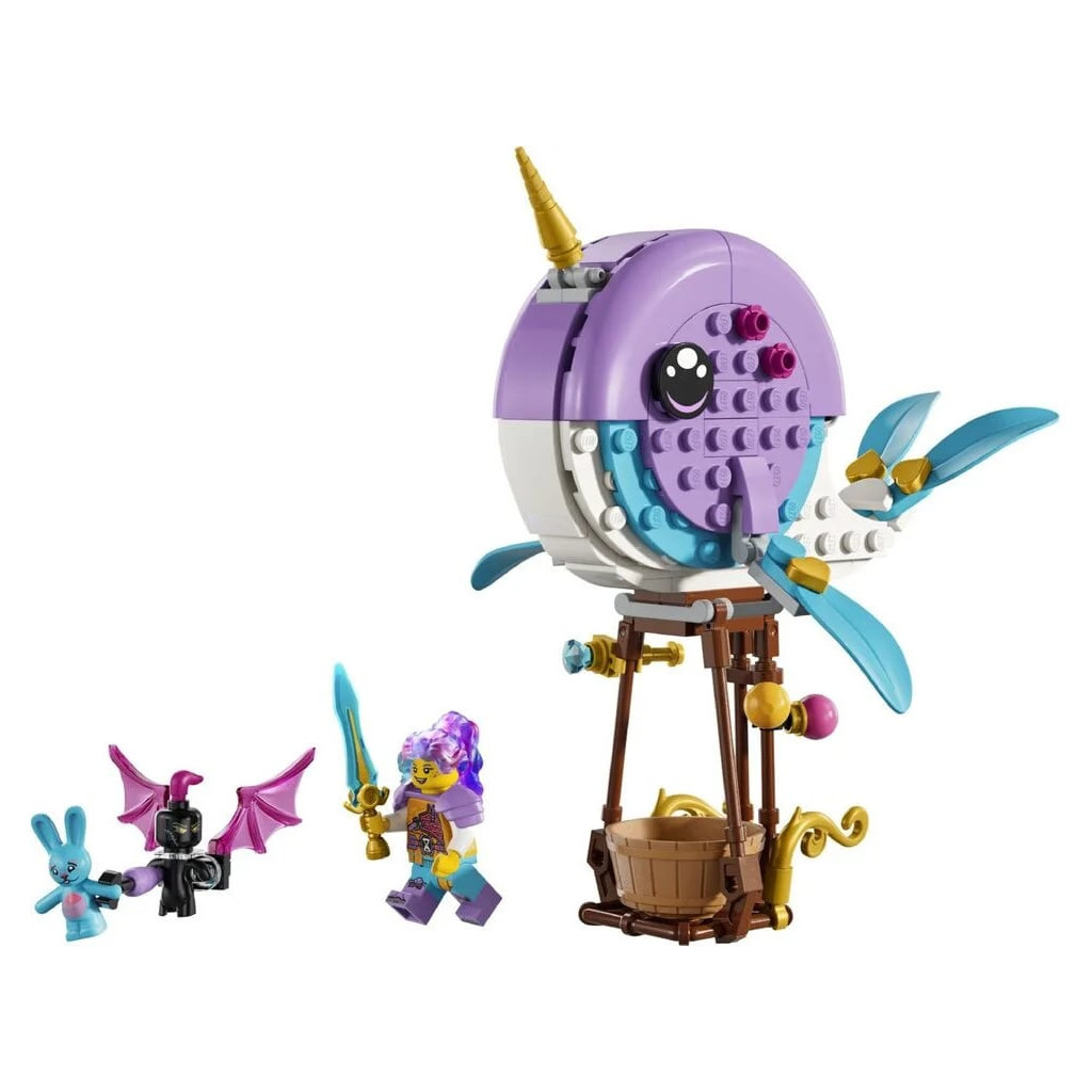 Конструктор LEGO DREAMZzz Повітряна куля Іззі «Нарвал» 156 деталей (71472) - зображення 10