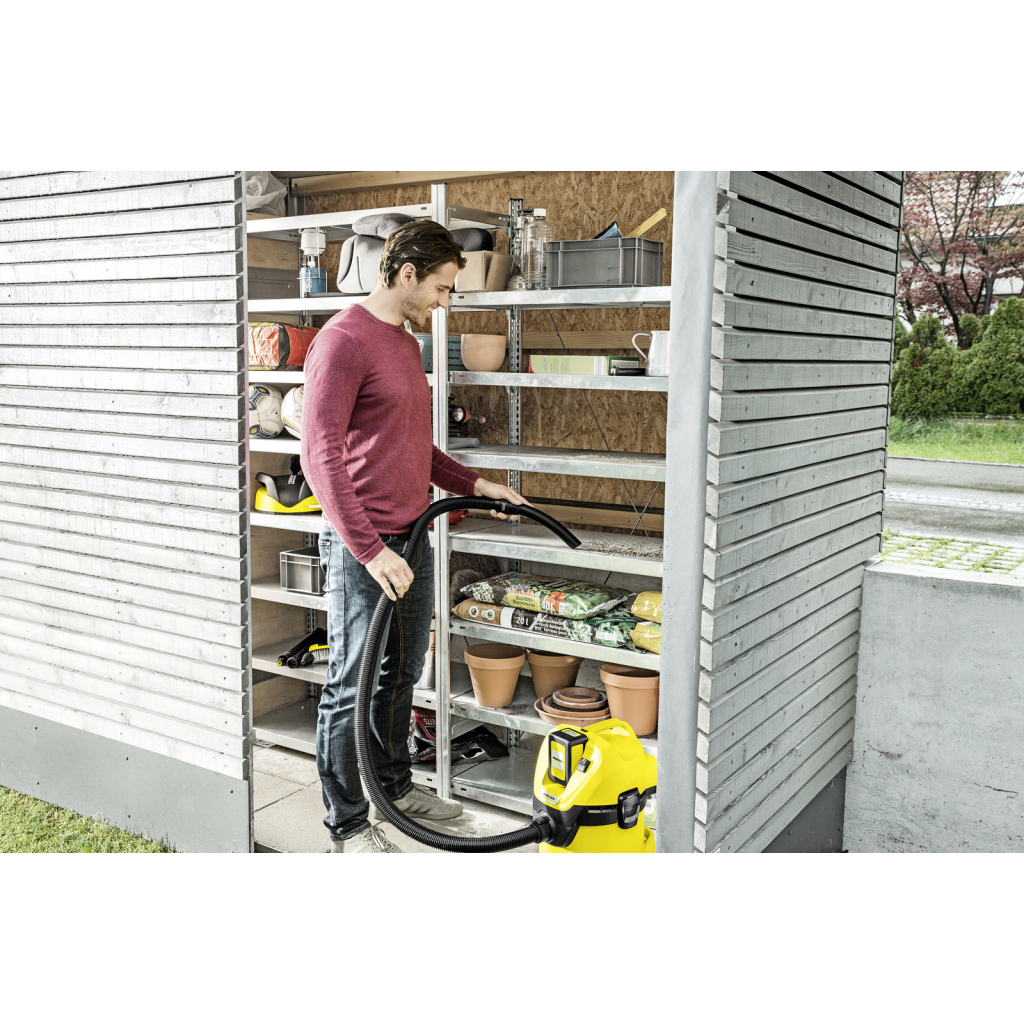 Пилосос будівельний Karcher WD 3 Battery (без АКБ та ЗП) (1.629-910.0) - изображение 3