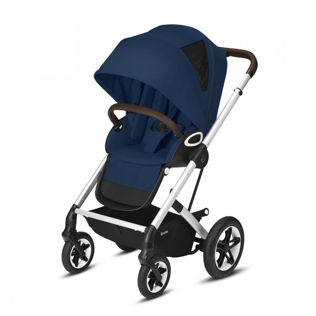 Коляска Cybex Talos S Lux SLV Navy Blue (з бампером) (520001479) - зображення 1