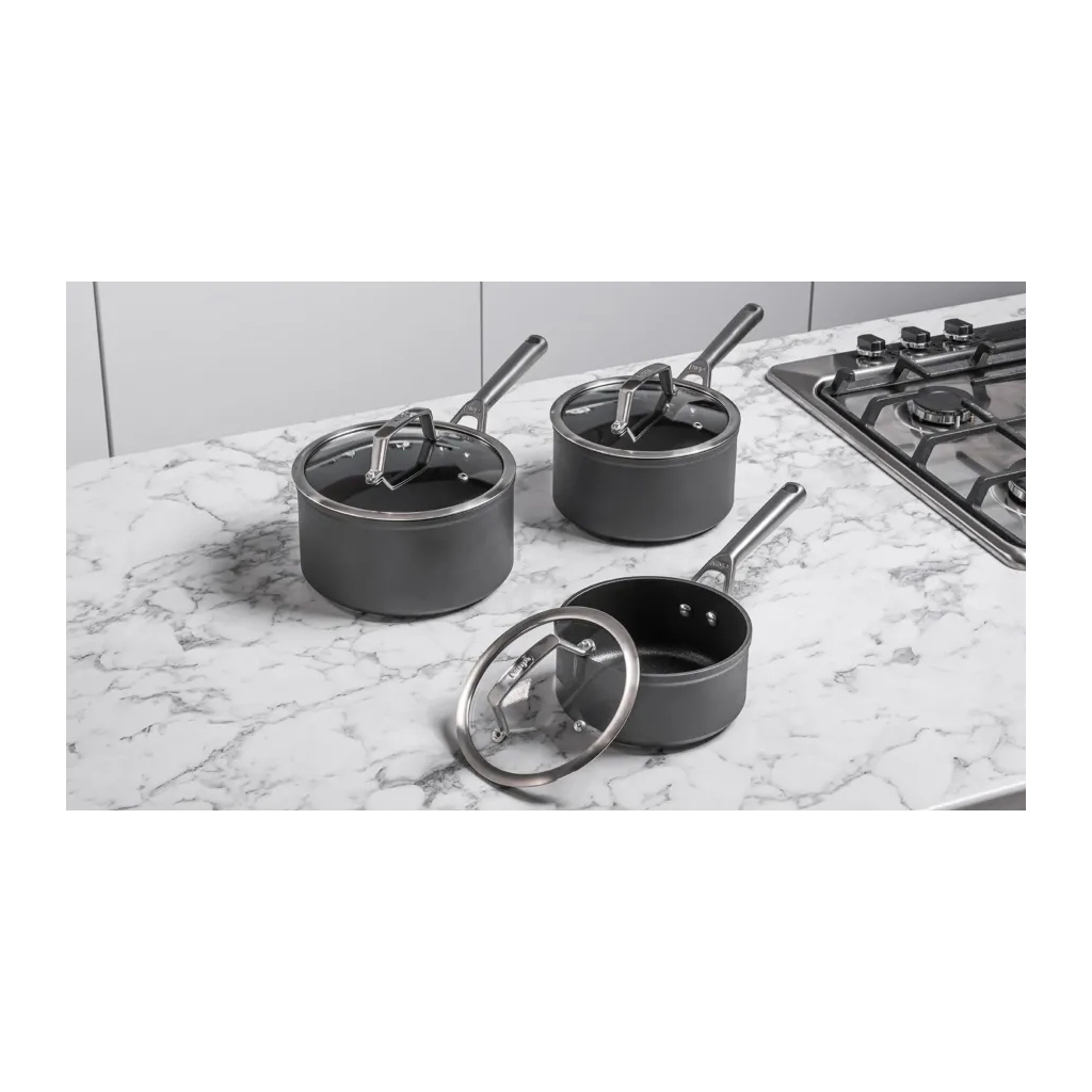 Набір посуду Ninja 3 предмети із нержавіючої сталі з кришками (C63000EU) - зображення 2