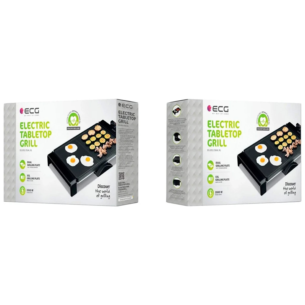 Електрогриль ECG EG 2011 Dual XL (EG2011 Dual XL) - зображення 12