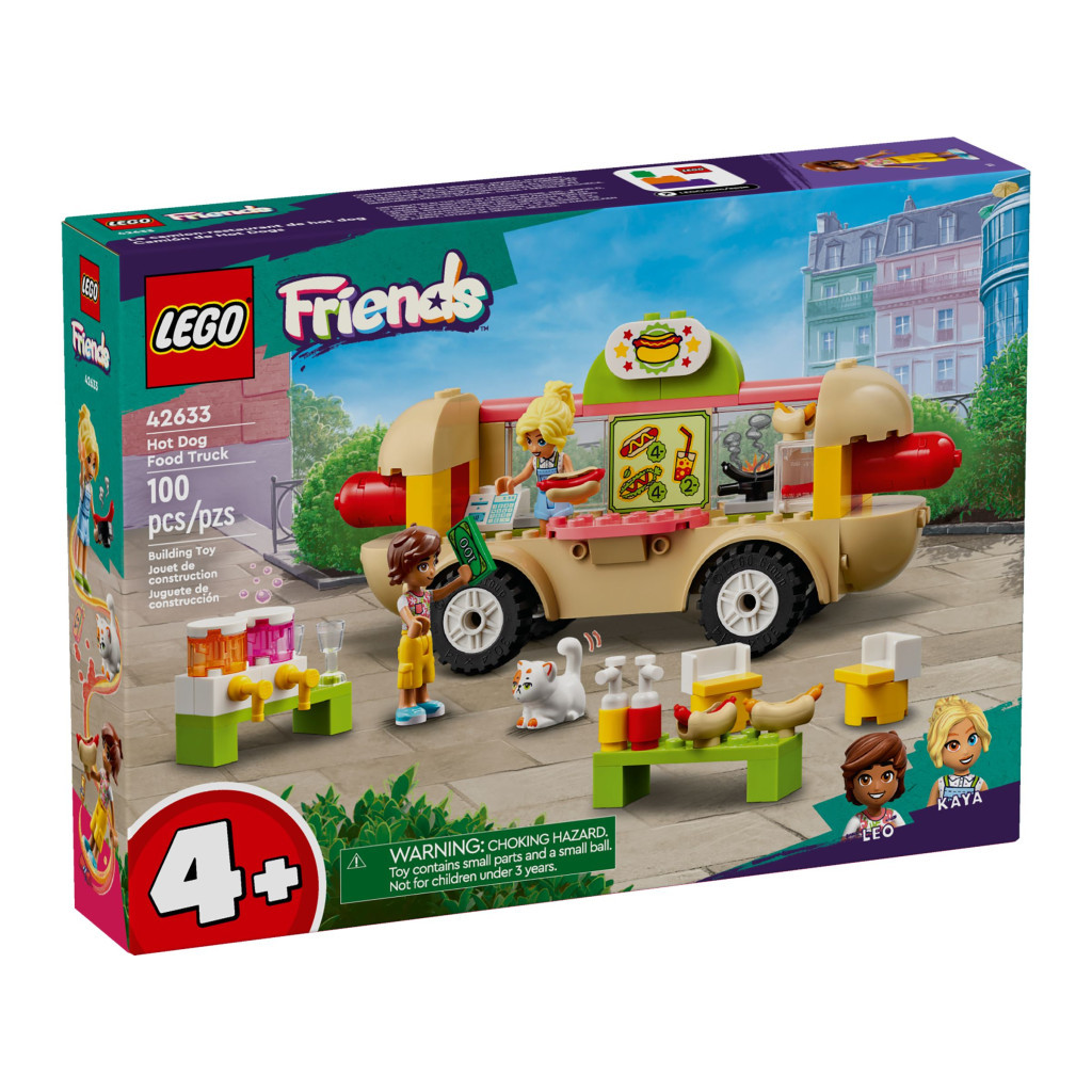 Конструктор LEGO Friends Вантажівка із гот-доґами 100 деталей (42633) - зображення 1