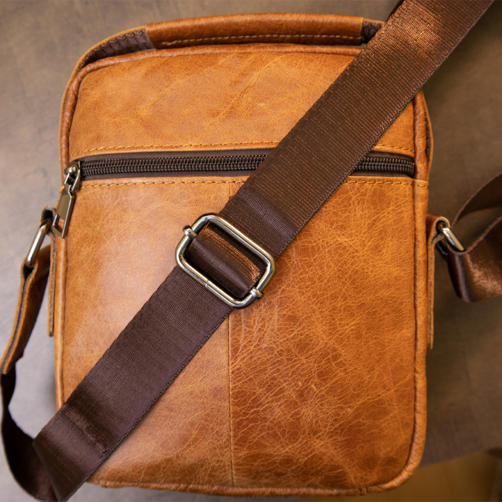 Сумка Vintage З отвором для навушників Руда (20416) - зображення 10