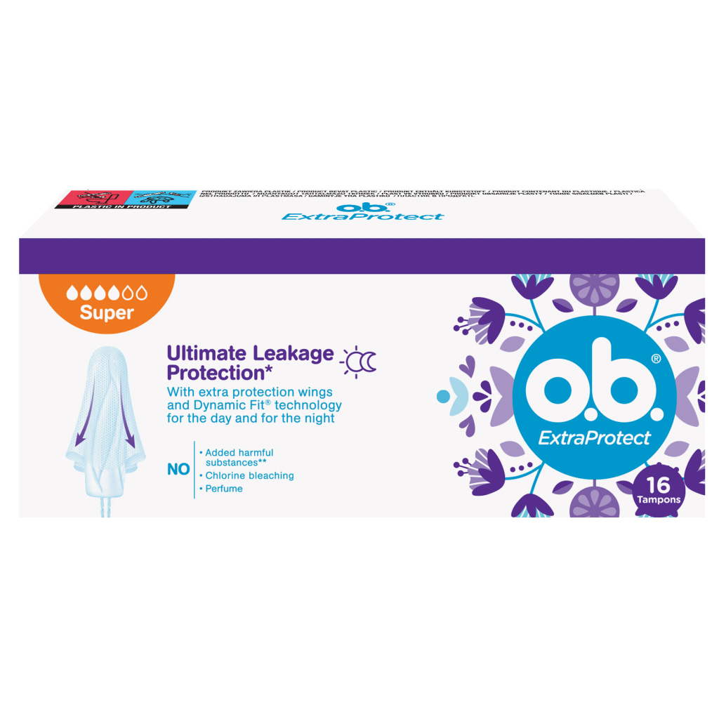 Тампони o.b. ExtraDefence Super 16 шт. (3574661467702/3574661626062) - изображение 1