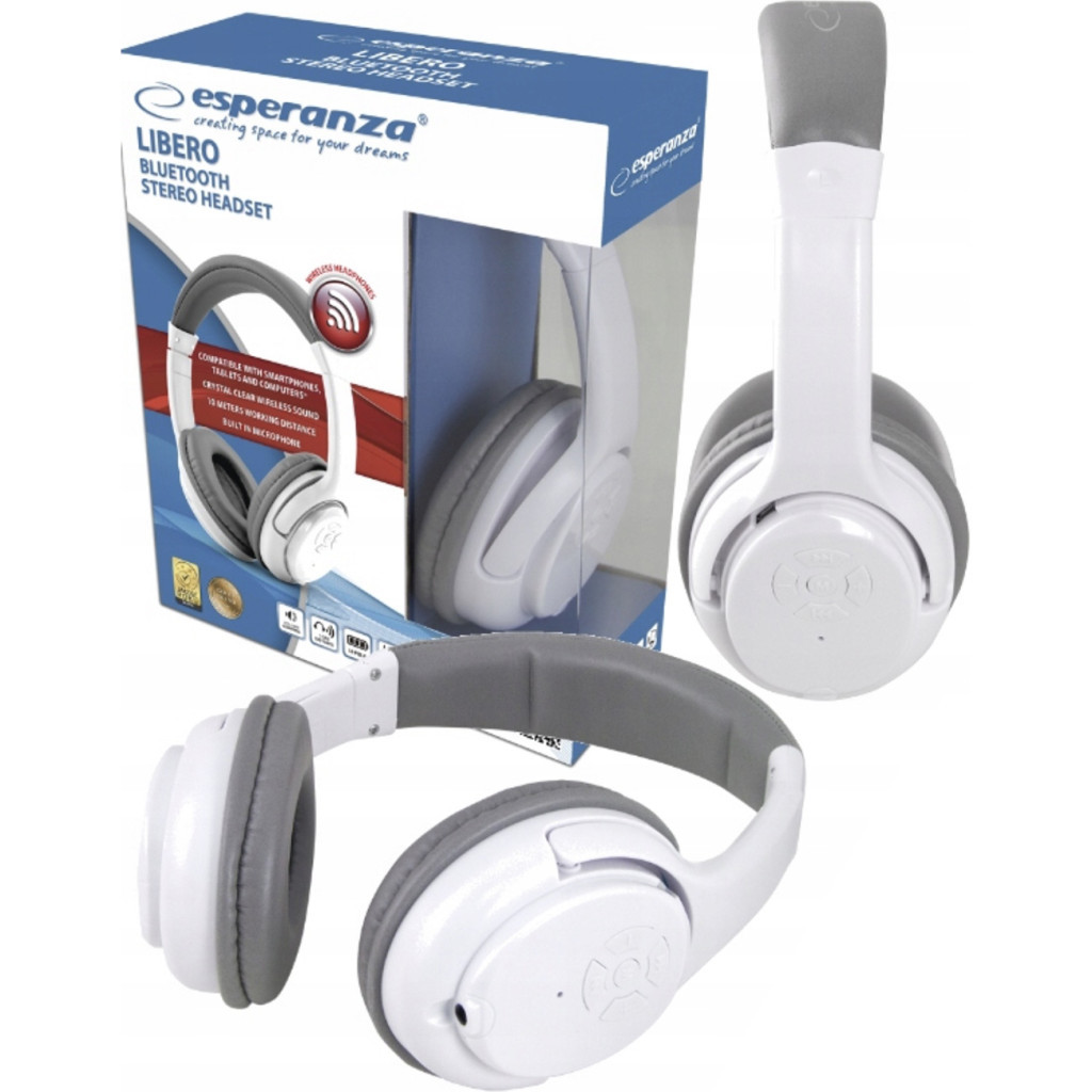 Навушники Esperanza Libero White (EH163W) - зображення 4