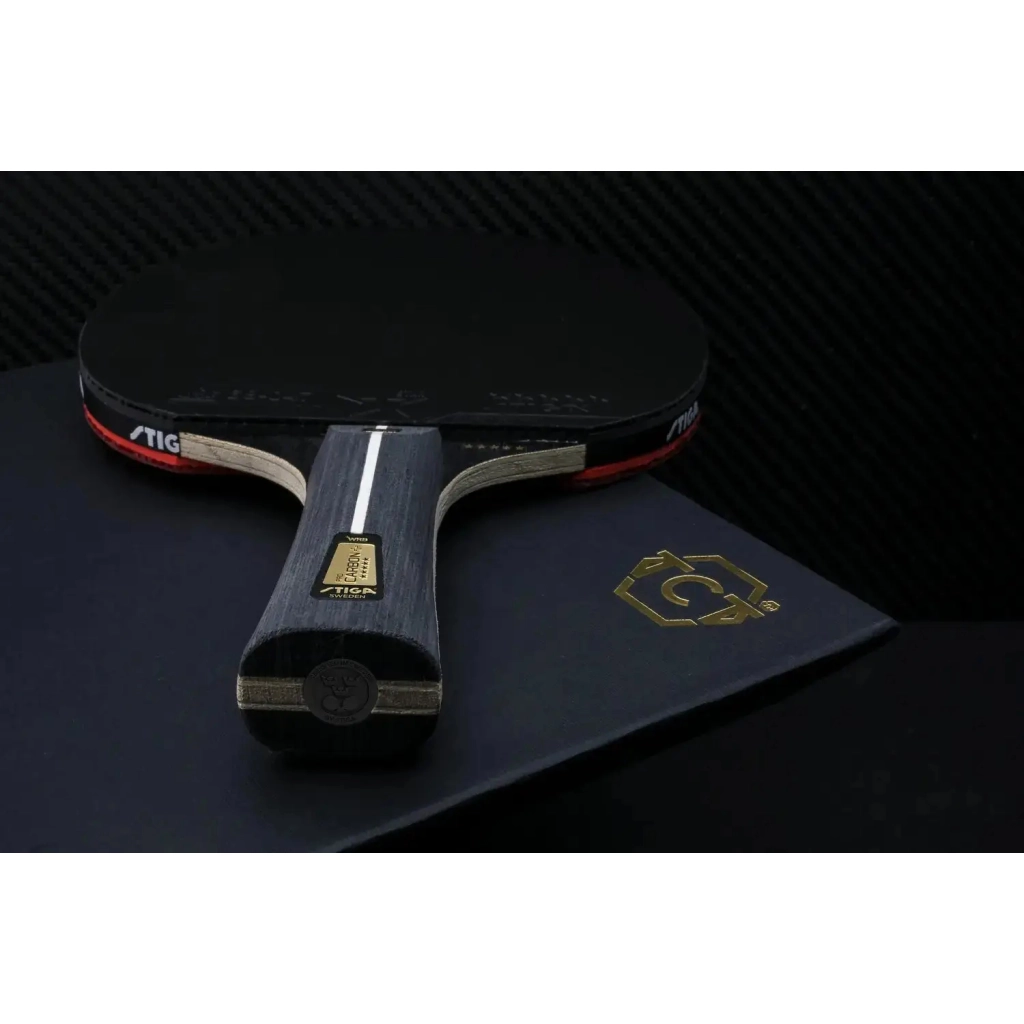 Ракетка для настільного тенісу Stiga Pro Carbon Plus 5 Star FL (1215-2820-01) (931105) - зображення 6