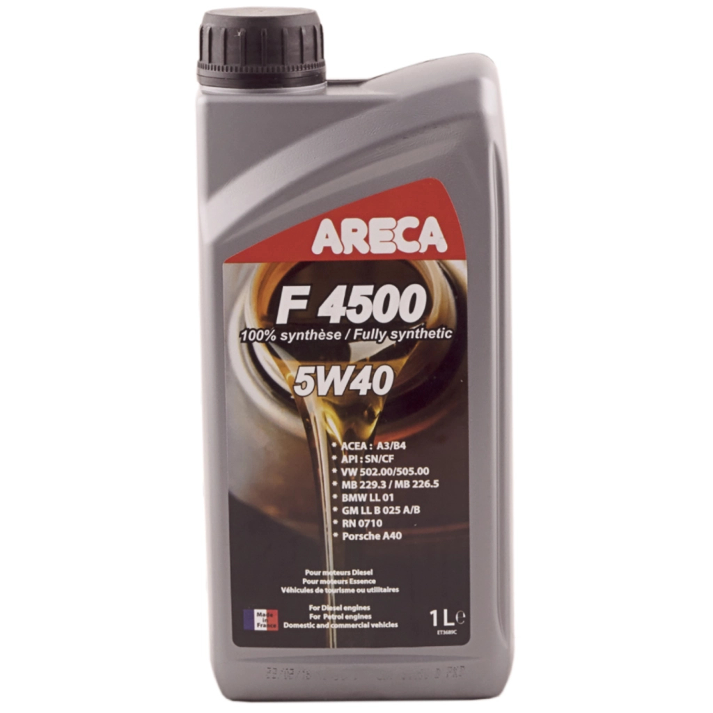 Моторна олива Areca F4500 5W-40 1л (50908) - зображення 1