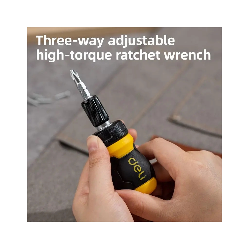 Викрутка Deli PH2 + SL6 з тріскачкою (EDL626010) - зображення 3