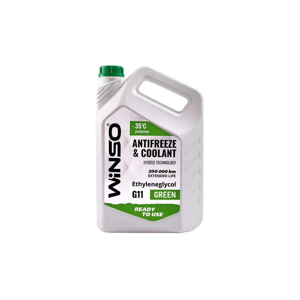 Антифриз WINSO ANTIFREEZE & COOLANT GREEN G11 0,9kg (WS82462) - зображення 1
