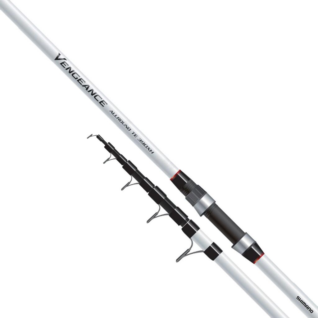 Вудилище болонське Shimano Vengeance Allround Telescopic 390XH 75-150g (VARTE390XH) - зображення 1