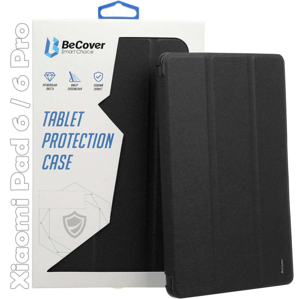 Чохол до планшета BeCover Smart Case Xiaomi Mi Pad 6 / 6 Pro 11" Black (709489) - зображення 1
