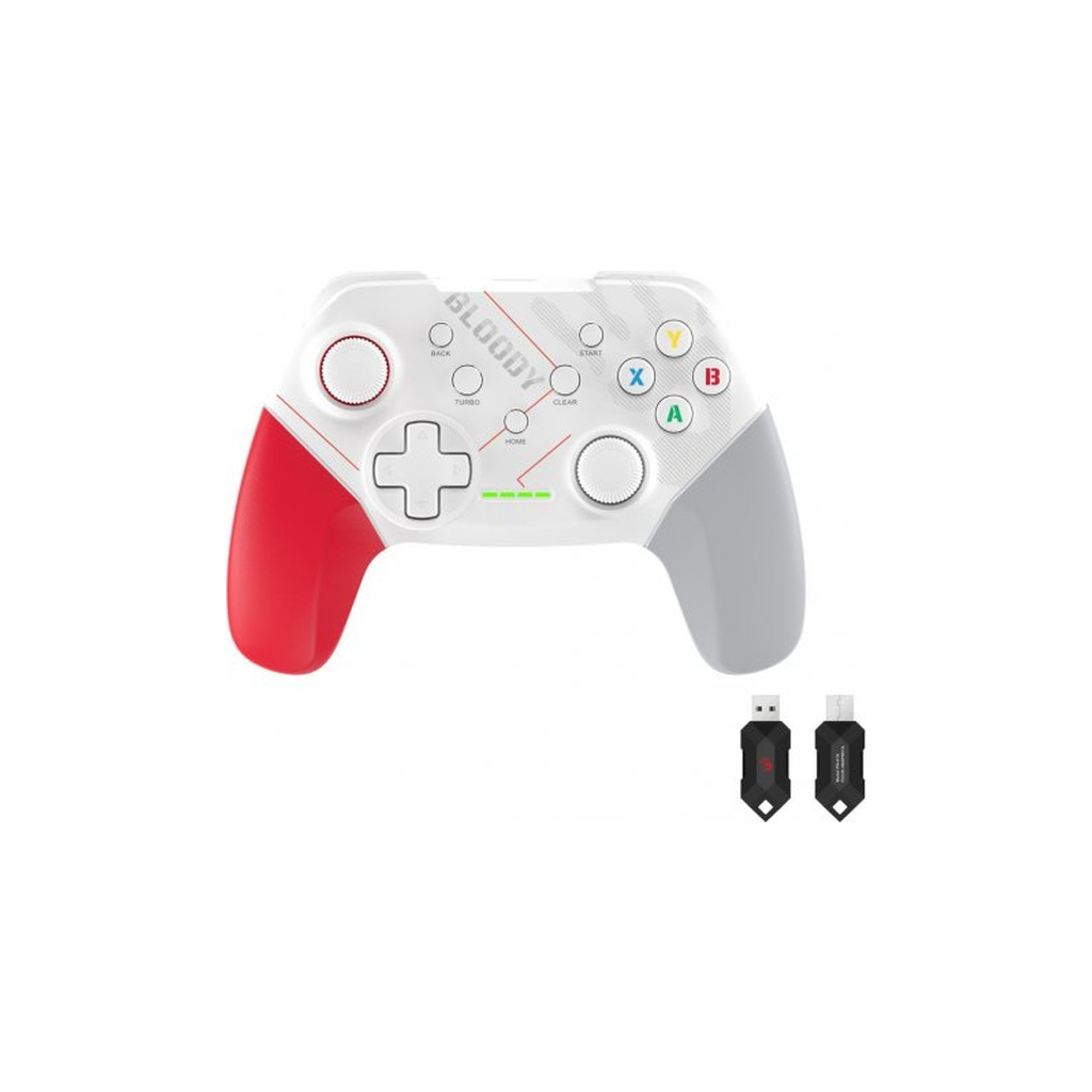Геймпад A4Tech Bloody GPW50 Wireless/USB Sports White (4711421995733) - изображение 1