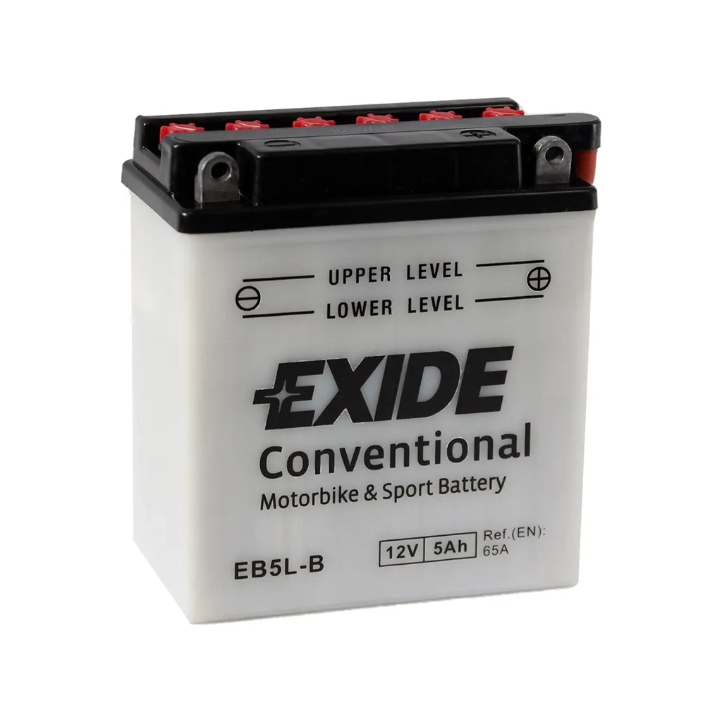 Акумулятор автомобільний EXIDE CONVENTIONAL 5Ah Ев (-/+) (65EN) (EB5L-B) - зображення 1