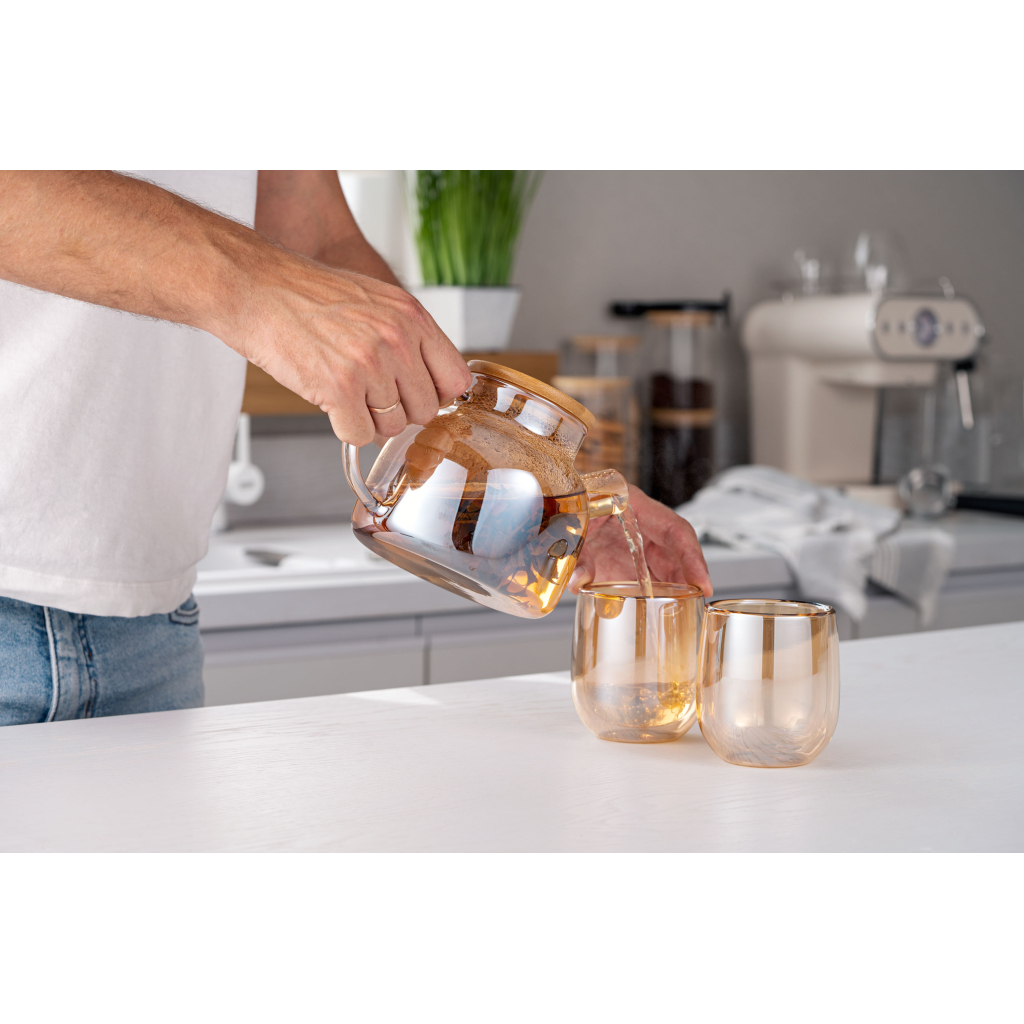 Набір склянок Ardesto Golden Moon 250 мл (AR2625GG) - зображення 3