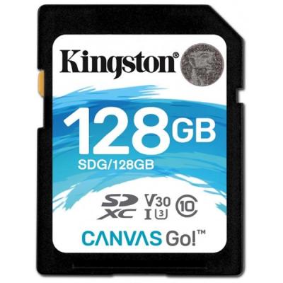 Карта пам'яті Kingston 128GB SDXC class 10 UHS-I U3 (SDG/128GB) - зображення 1