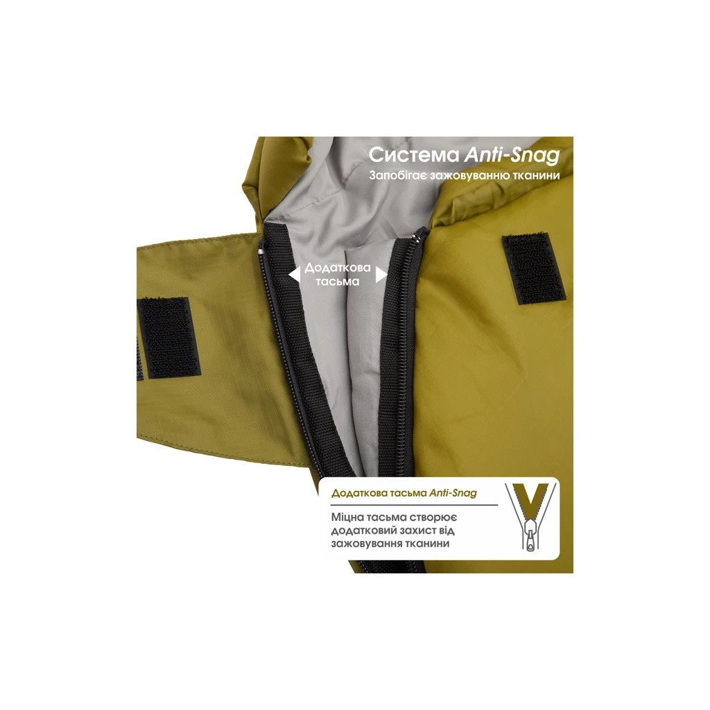 Спальний мішок Mousson PLATO R Olive (9044) - зображення 5