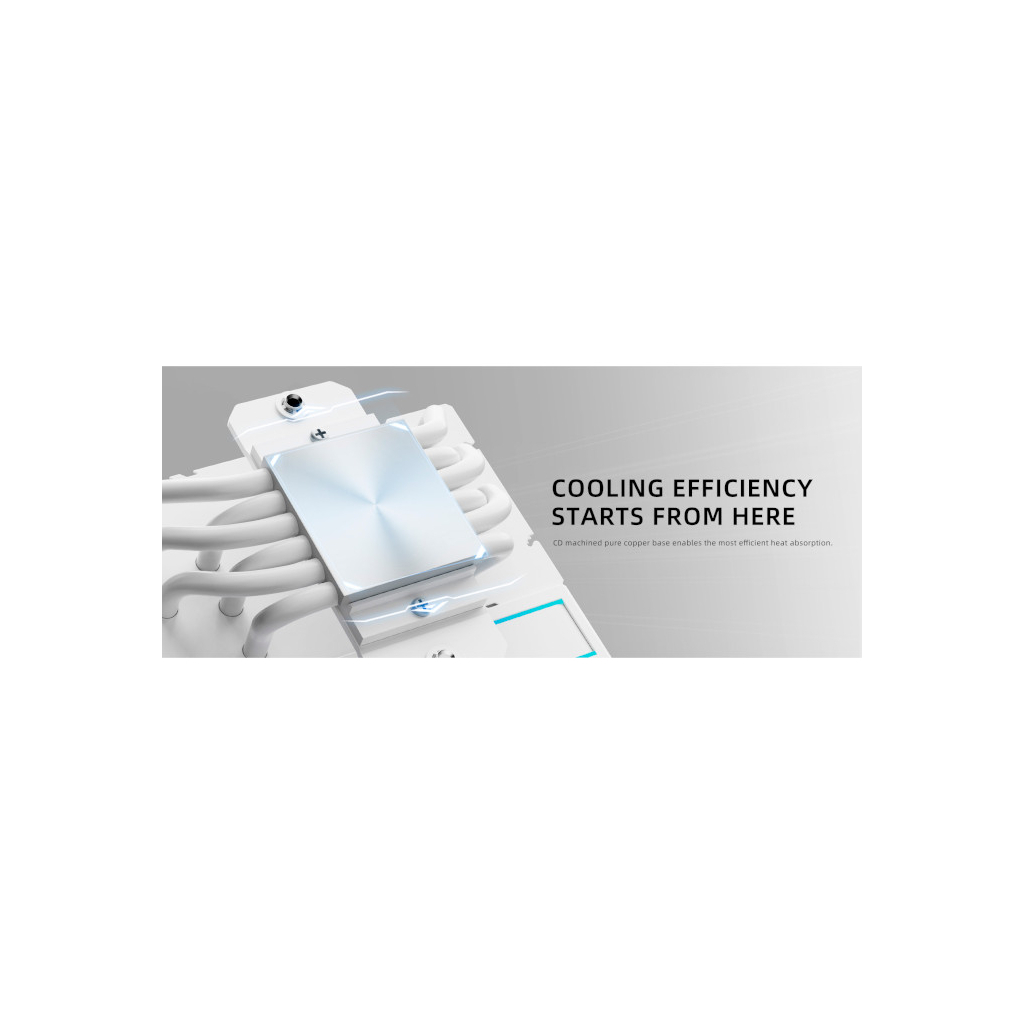 Кулер до процесора ID-Cooling Frozn A610 ARGB White (FROZN A610 ARGB White) - зображення 11