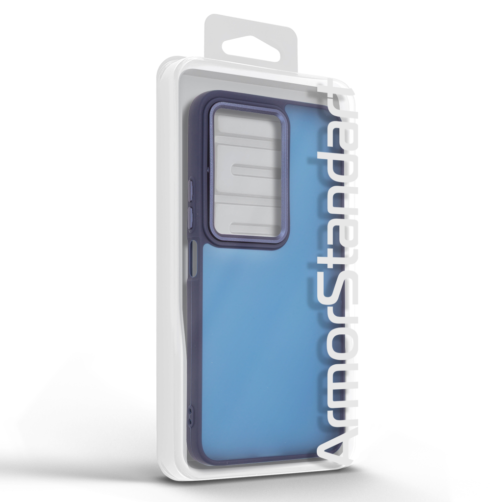 Чохол до мобільного телефона Armorstandart Frame Xiaomi Redmi 15 4G Blue (ARM87413) - зображення 3