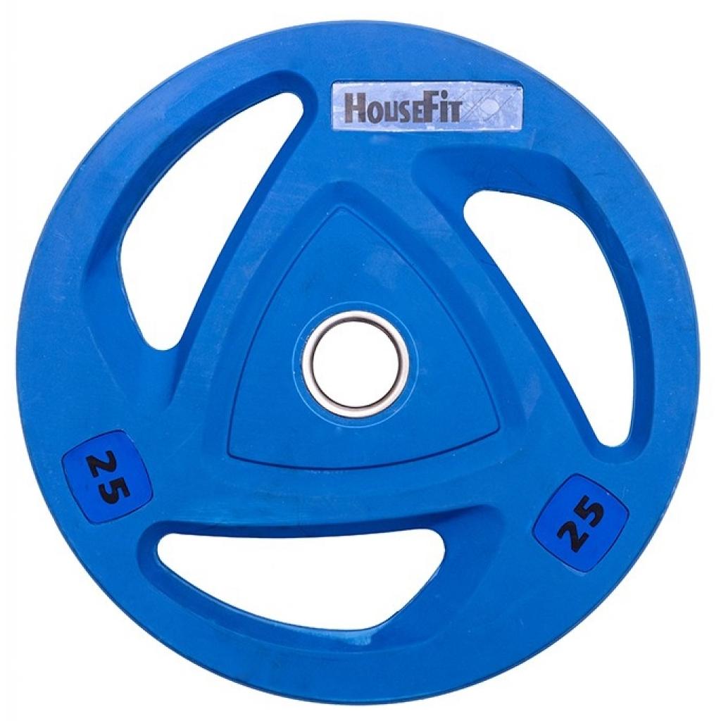 Диск для штанги HouseFit олімпійський 25 кг (OR-102-25) - зображення 1