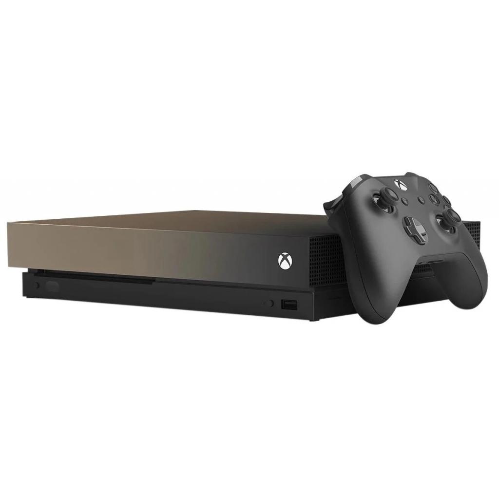Ігрова консоль Microsoft Xbox One X 1TB Gold Rush Edition - зображення 1