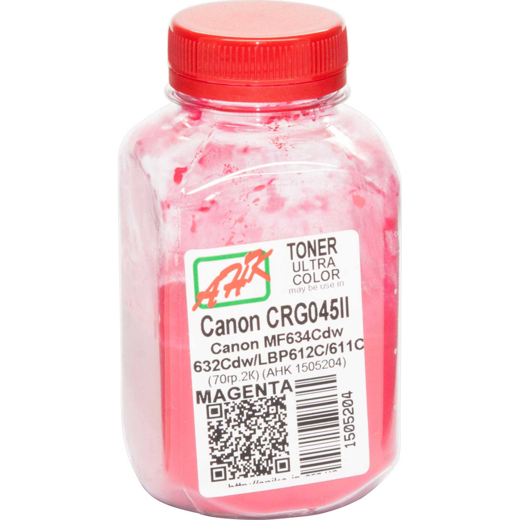 Тонер Canon MF610/630, 70г Magenta AHK (1505204) - зображення 1